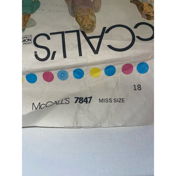 McCall's 7847 Sewing Pattern Misses Brides & Bridesmaid Gowns Size 18 - Picture 3 of 8